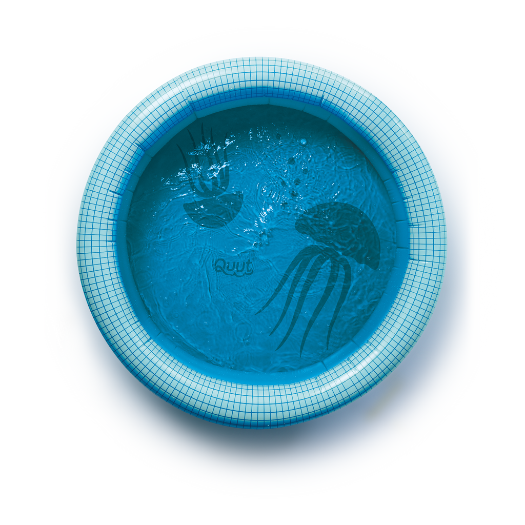 Quut: DIPPY Veliki napihljiv bazen (120cm) modre barve (ocean)