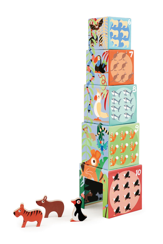 Scratch: Jumbo stolp z živalmi