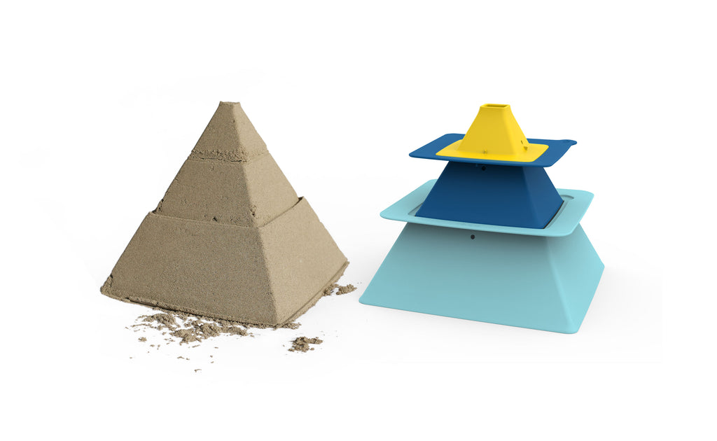 Quut Pira: Model za oblikovanje tronadstropne piramide iz mivke ali snega