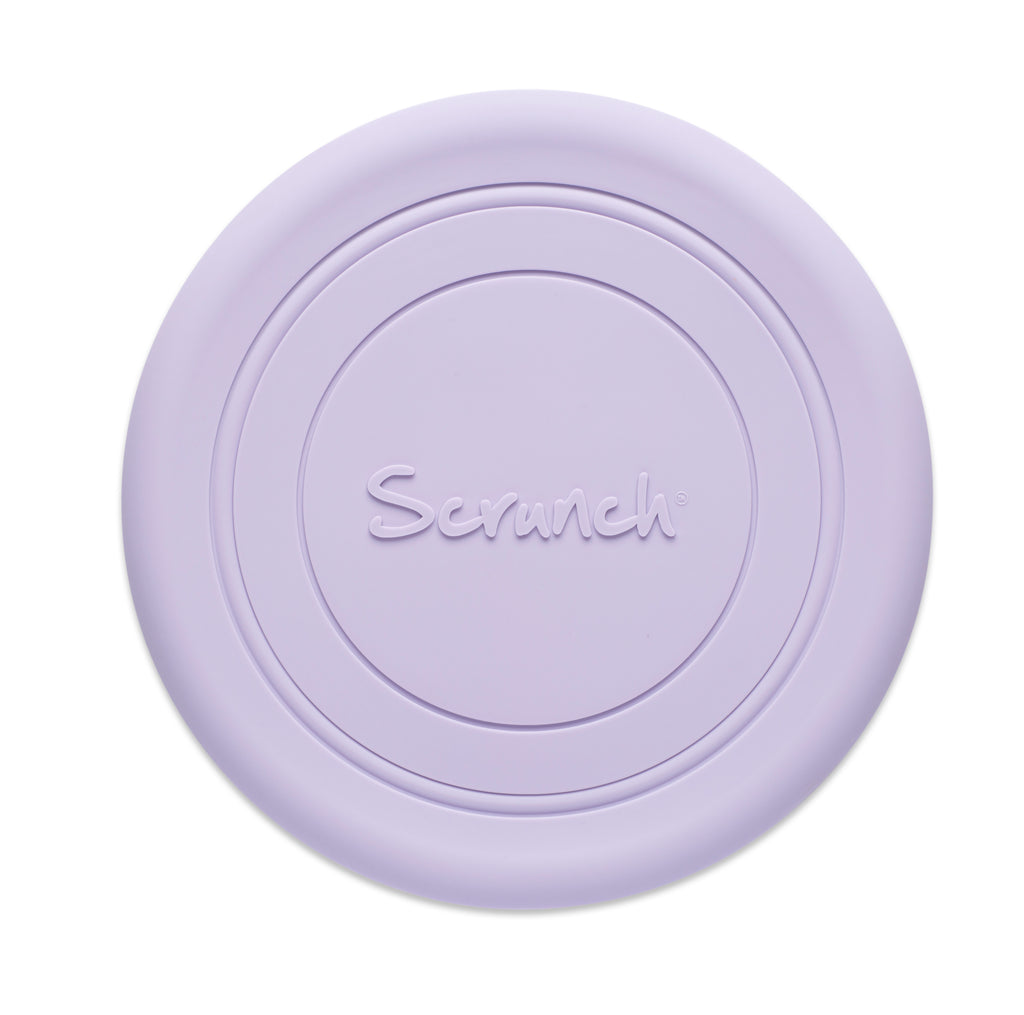 Scrunch: Silikonski frizbi vijoličaste barve