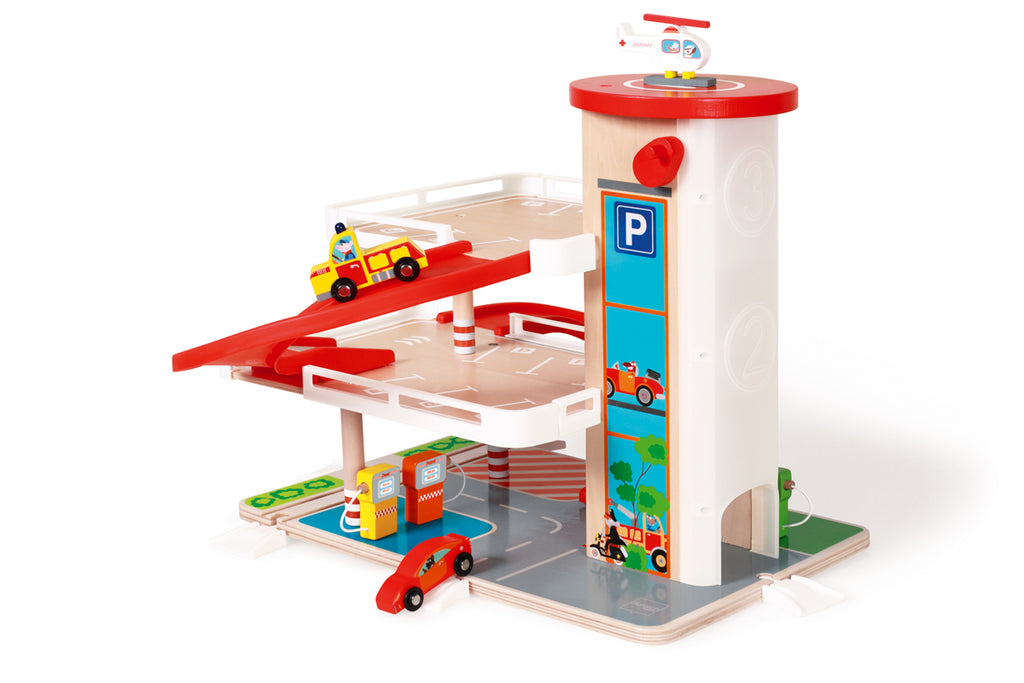 Scratch: GARAŽA z dvigalom in avtomobili
