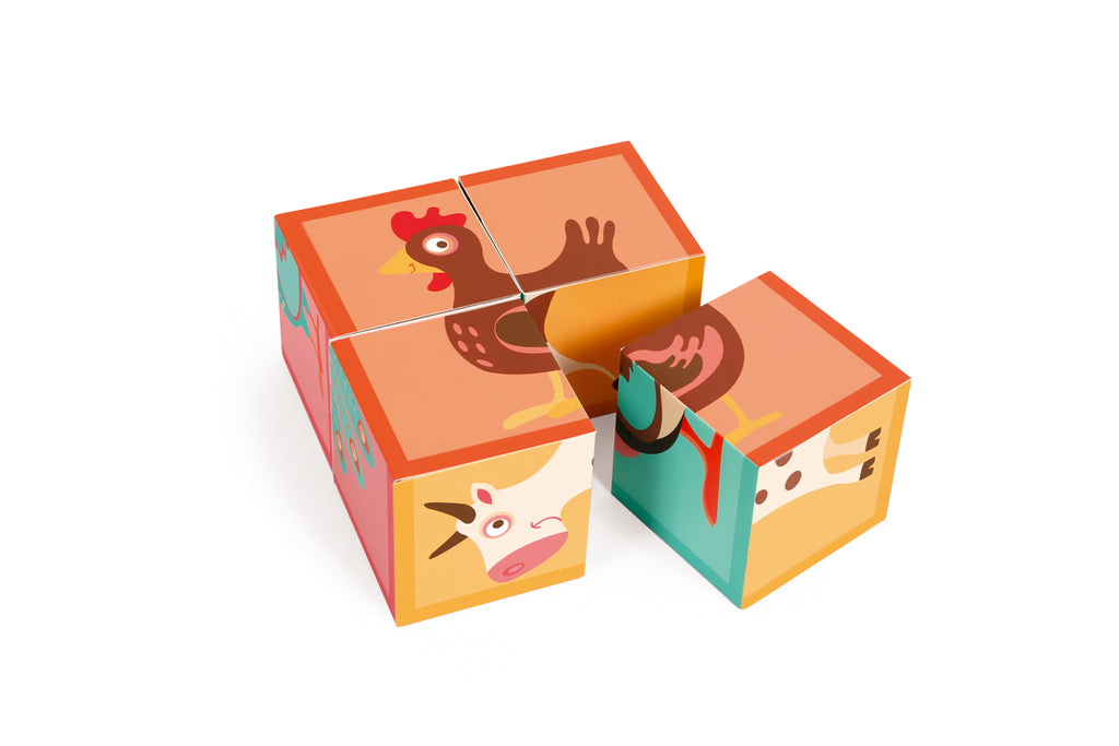 Scratch: Kocke kmetija v pastelnih barvah