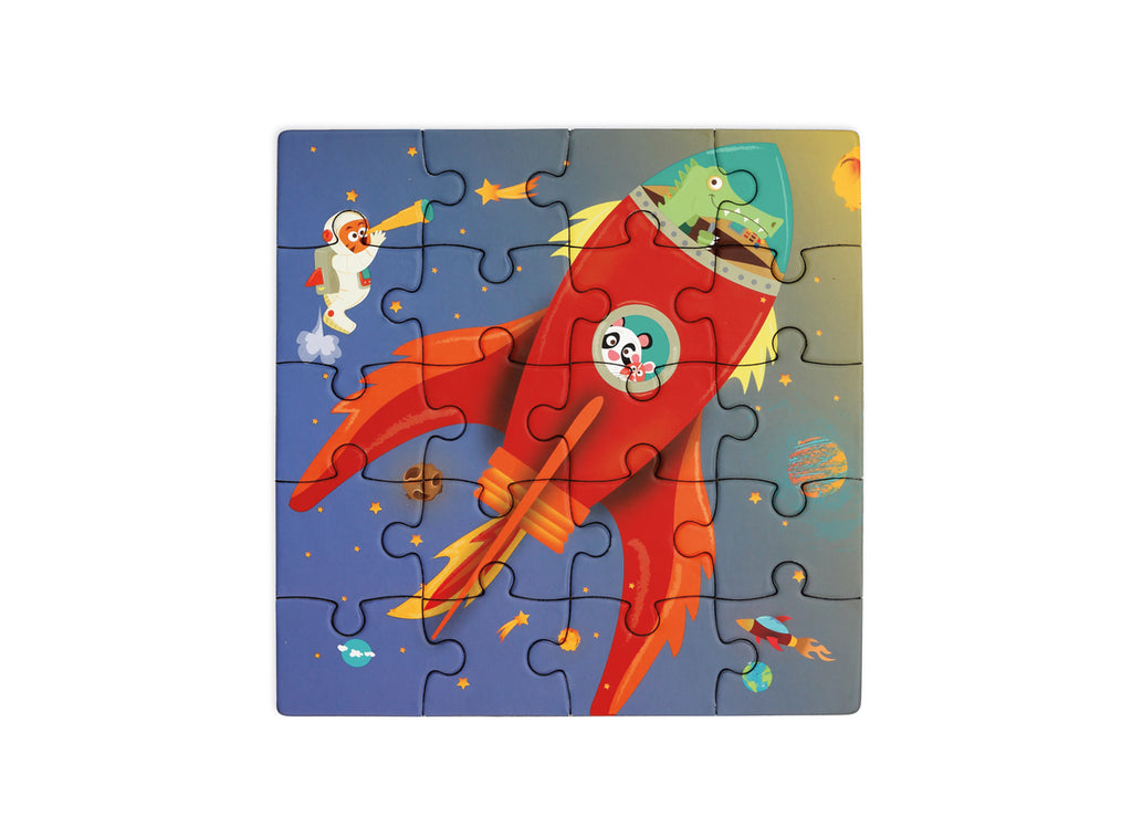 Scratch puzzli: Magnetna knjiga VESOLJE