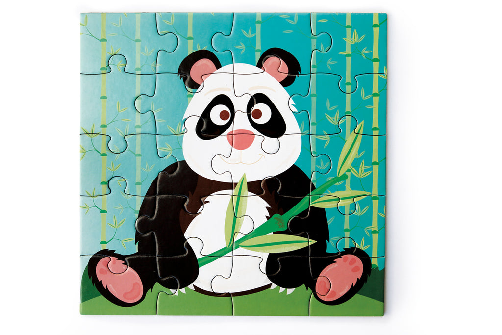 Scratch puzzli: Magnetna knjiga PANDA