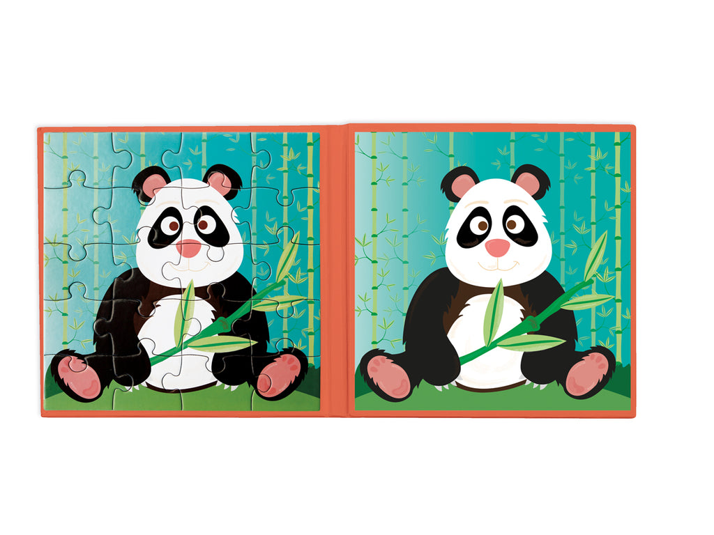 Scratch puzzli: Magnetna knjiga PANDA