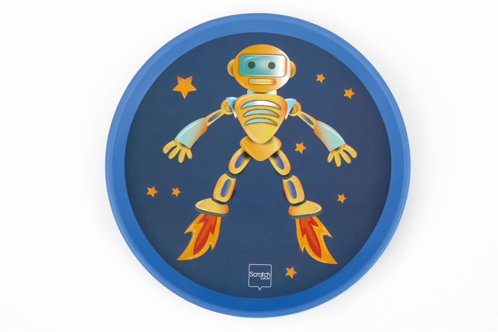 Scratch: Igra z diski  - Robot